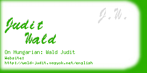 judit wald business card